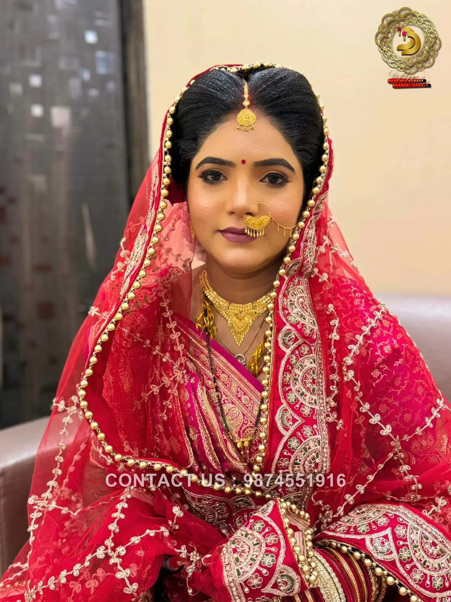Bridal makeover by Deblina's Makeover Studio & Academy